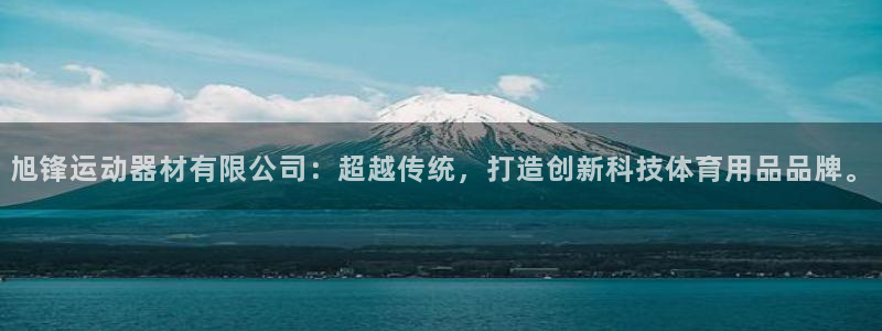 海南意昂体育4发展怎么样：旭锋运动器材有限公司：超越传统，打