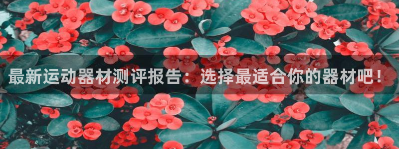 意昂体育4平台注册流程视频：最新运动器材测评报告：选