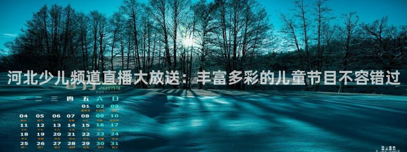 咪咕视频免费版：河北少儿频道直播大放送：丰富多彩的儿童节目不容错过
