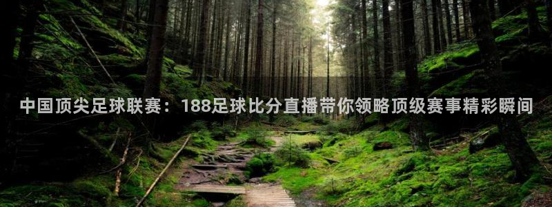 咪咕体育免费高清直播入口：中国顶尖足球联赛：188足球比分直播带你领略顶级赛事精彩瞬间